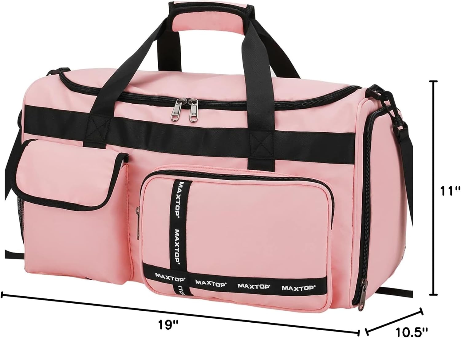 Gym Bag for Women Men Travel Duffle Bag Large Capacity Carry On Weekender Overnight Bag With Shoe Compartment Gym Tote Dry Wet Separation Duffel Bag for Travel